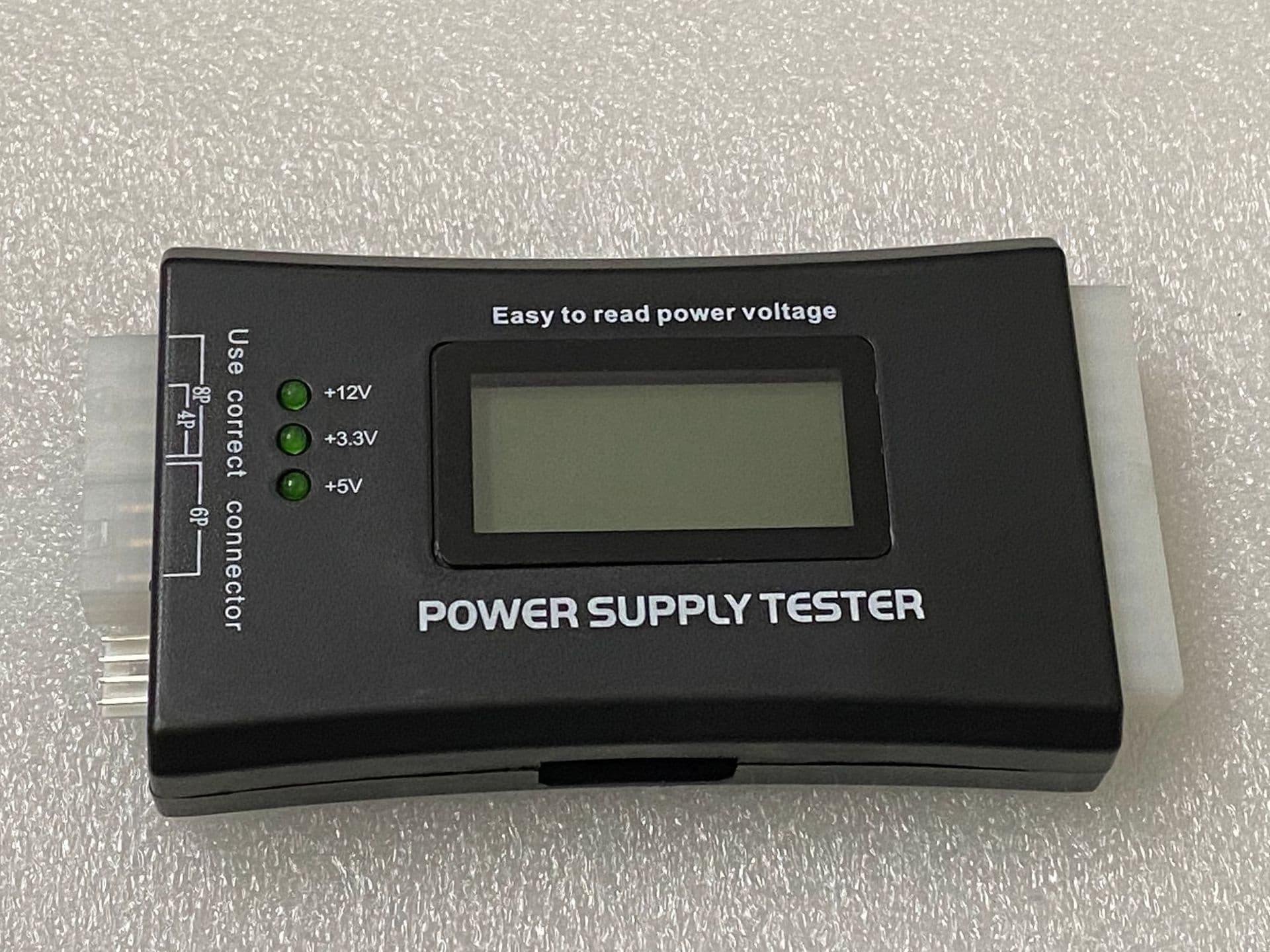 Chassis power supply tester, LCD power supply tester, ATX power supply tester, tester made of plastic