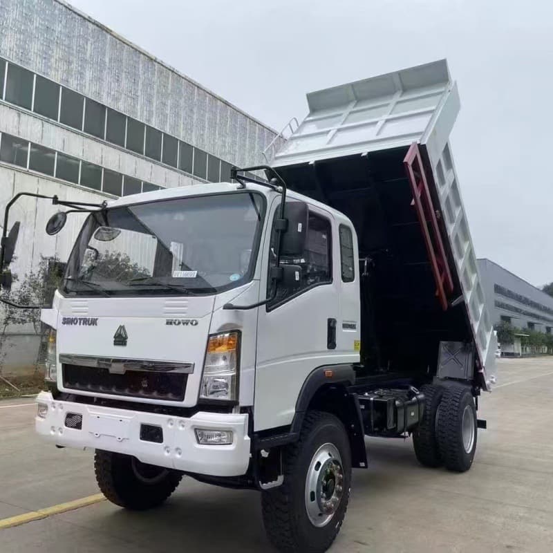 Garbage Transport Vehicle, Intelligent Isuzu 6 Cubic Meter Compaction Garbage Truck, HOWO Tipper Stock Vehicle