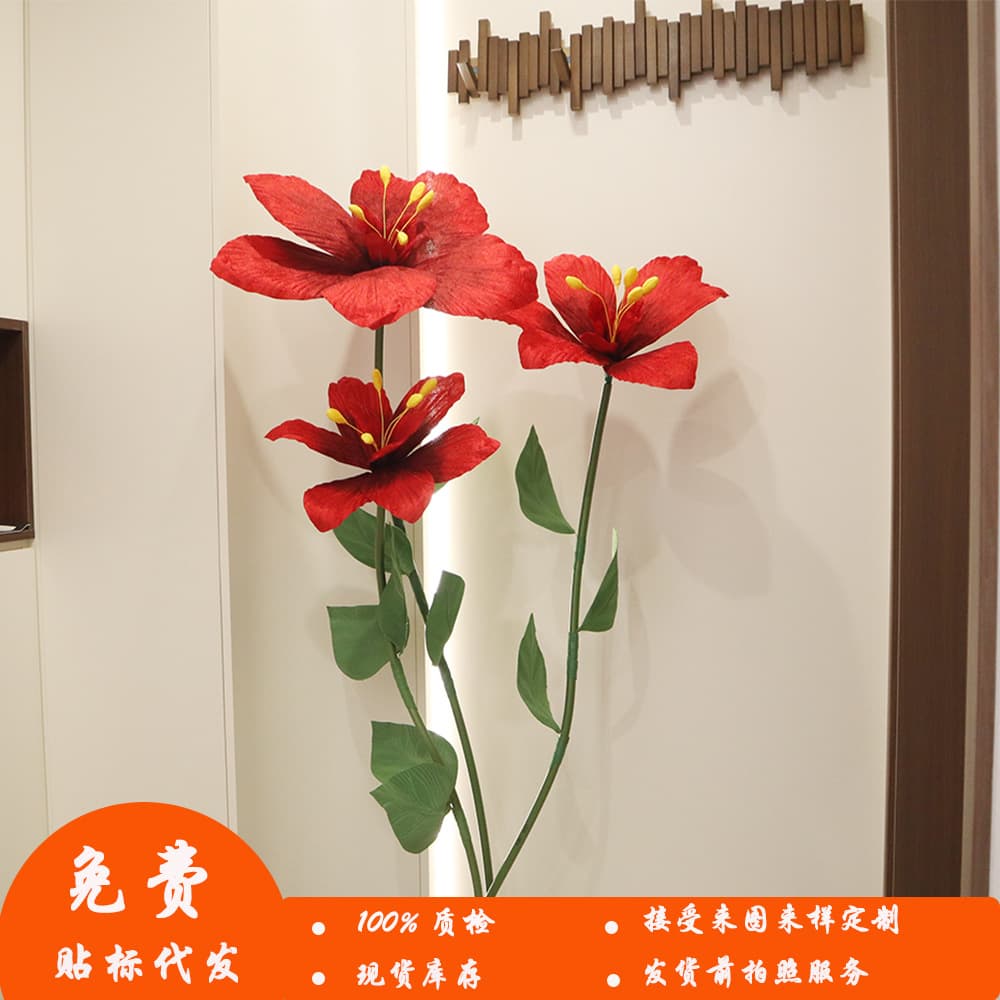 Vintage Velvet Osmanthus Wedding Decoration Large Event Background Flowers Fake Flowers Window Display European and American Style Artificial Flowers