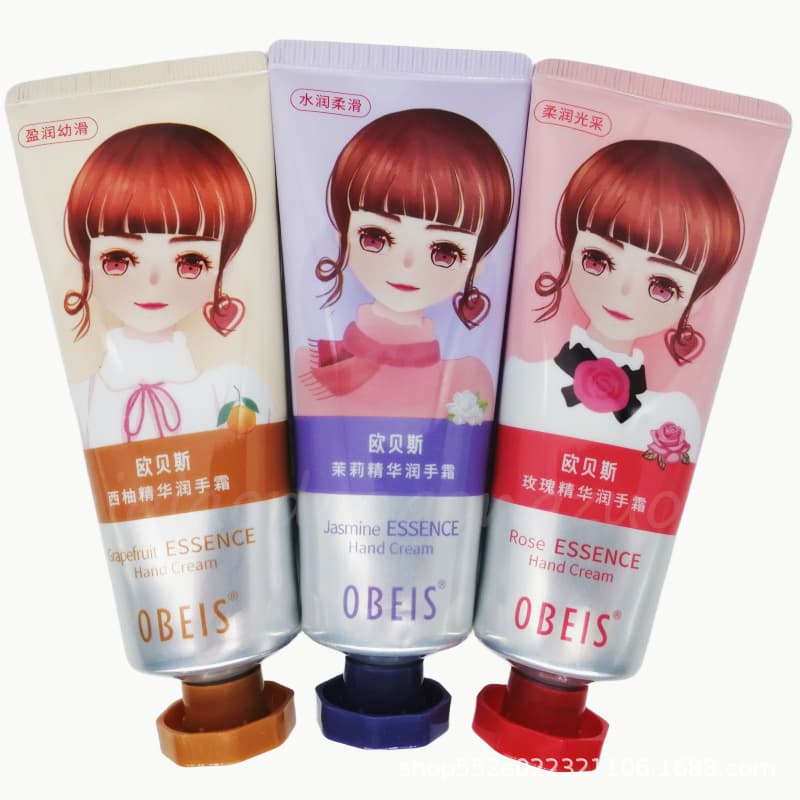Obes Hand Cream Rose Essence Moisturizing Non-Sticky Jasmine Moisturizing Smooth Grapefruit Moisturizing Softening Fragrance