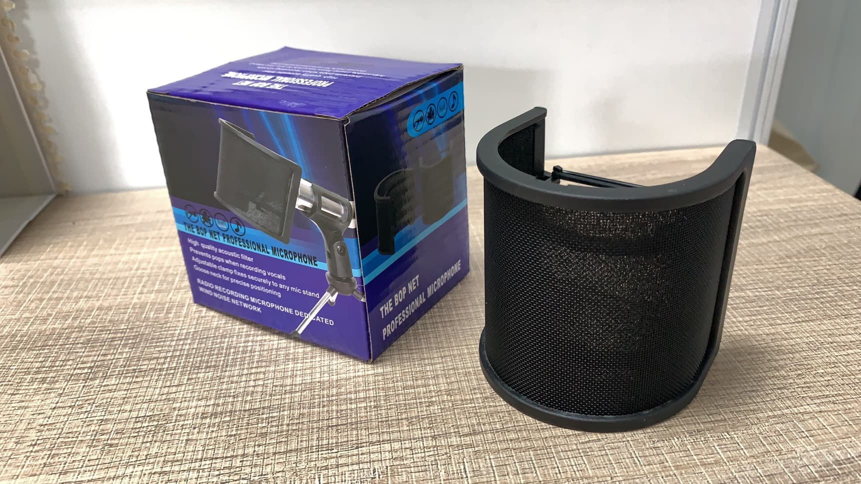 Capacitor Microphone Spray Filter U-Shaped Spray Filter Cover Live Streaming Accessories Professional Influencer Spray Filter Cover