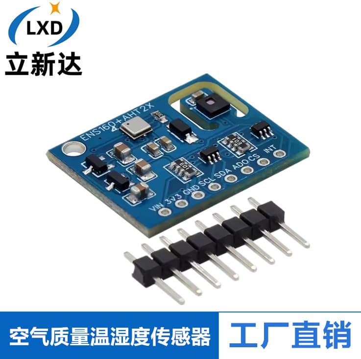ENS160+AHT21 Carbon Dioxide (CO2), eCO2, TVOC, Air Quality and Temperature/Humidity Sensor