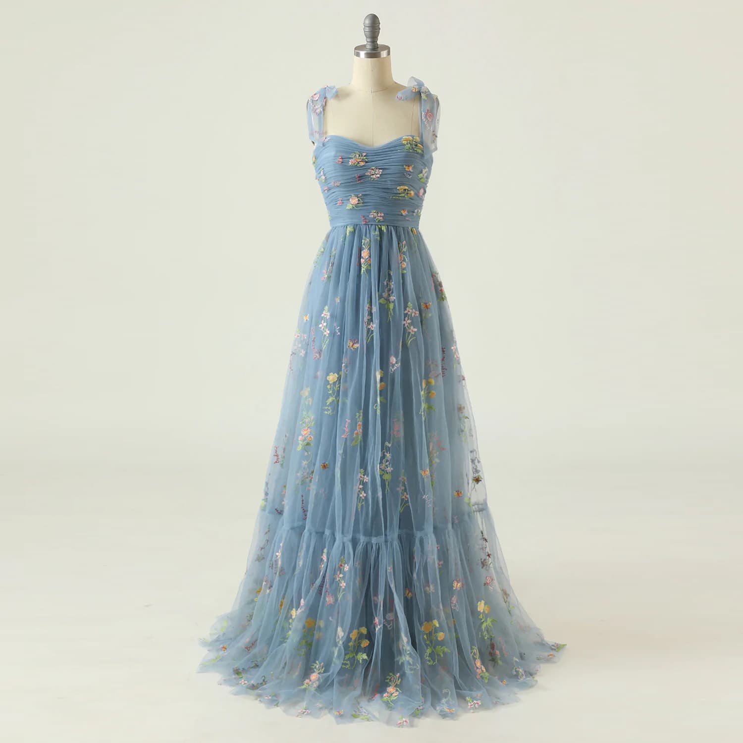 Evening Dress Women 2026 New Summer Small Train Halter Heavy Floral Beach Vacation Floral Print Long Dress