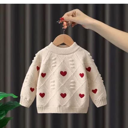 Girls Sweater Autumn and Winter 2025 New Style Children's Tops Baby Girl Winter Clothes Thickened Knitted Base Layer Shirt