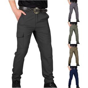 Export 2026 Men's Summer Tactical Pants, Durable, Water-Resistant, Cargo Pants, Multi-Pocket, Solid Color, Combat, Wholesale, Trendy