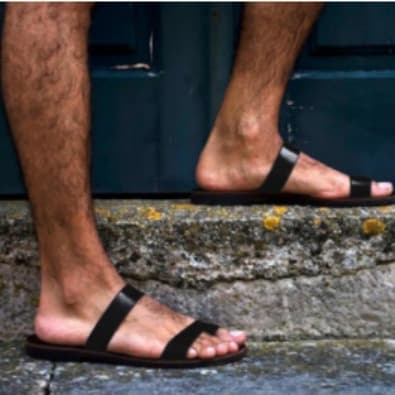 Foreign trade new 2020 summer square-toe Korean style men's sandals sleeves breathable high-heeled men's shoes first-hand supply