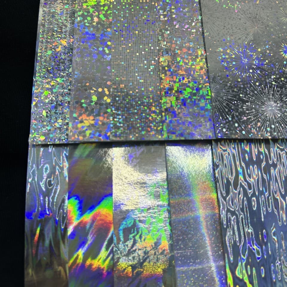 Double glitter badge backing paper, laser cardstock series craft specialty paper 250g