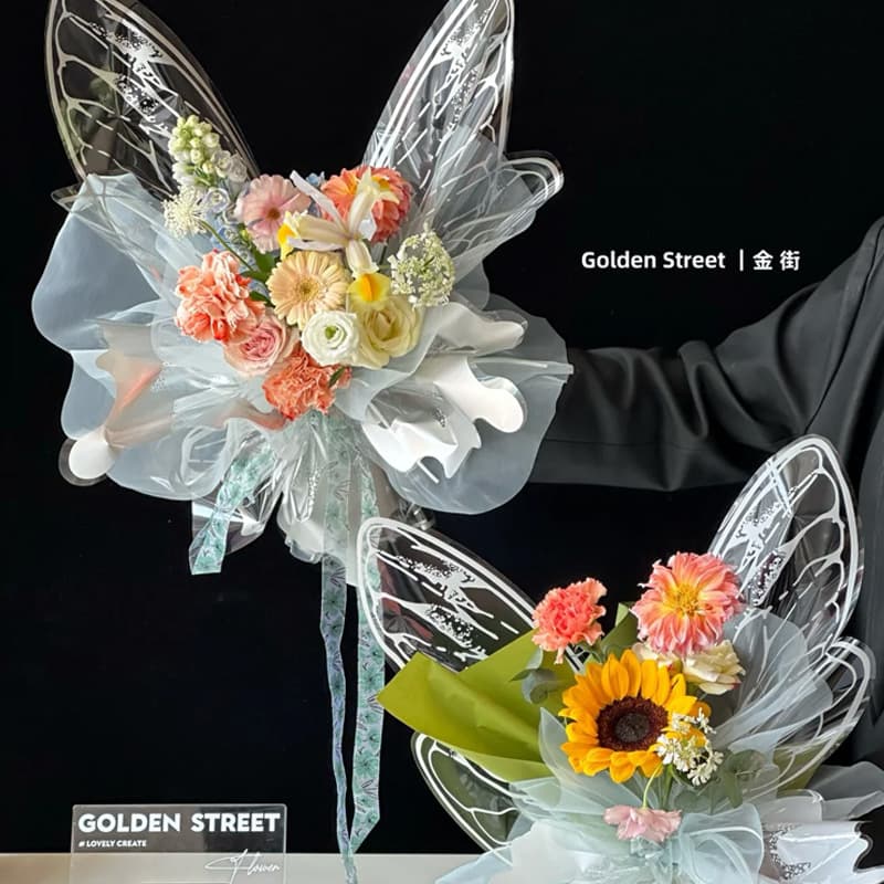 85g Feng Hua Paper 520 Butterfly Shaped Paper Florist Floral Fresh Flower Wrapping Paper Premium Butterfly Wrapping Paper