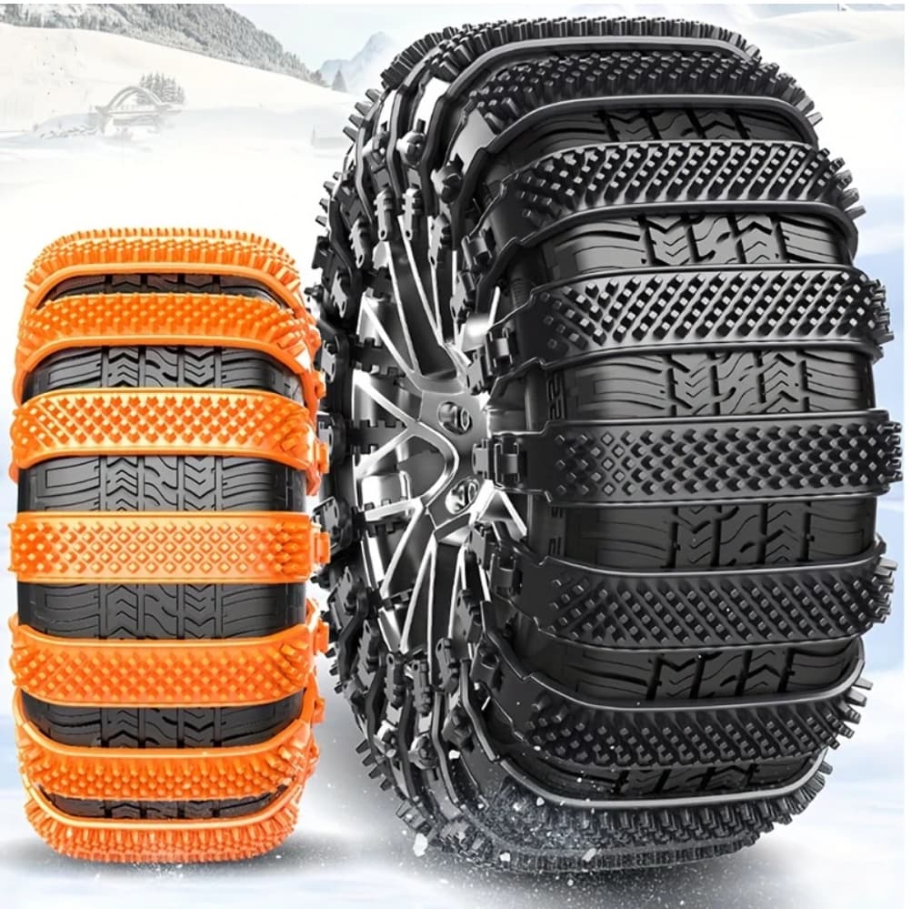 Cross-Border Car Tire Anti-Slip Chains, Thickened Anti-Slip Chains, Emergency Universal for Sedans and Off-Road Vehicles, Track Anti-Slip Chains