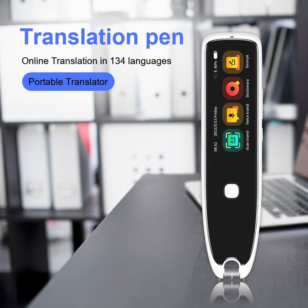 Cross-border Hot Seller MD03 Multilingual Smart Translator Offline Reading Pen Scanning Translator Pen Source Manufacturer Wholesale
