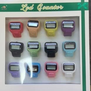 Mini 8017 PVC Counter Ring Portable Ring Electronic Counter People Flow Tally Counter