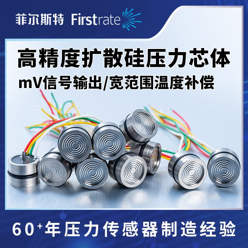 Diffused Silicon Piezoresistive Oil-Filled Pressure Sensor Core, High-Precision Gas Pressure Chip Transducer Probe