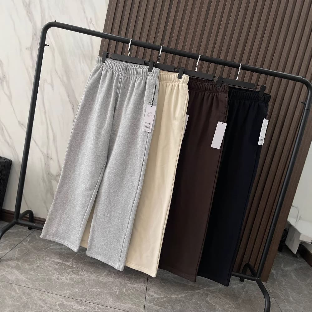 Yoga original correct silver label yoga sweatpants wide leg pants drawstring long pants loose casual European American influencer set pants