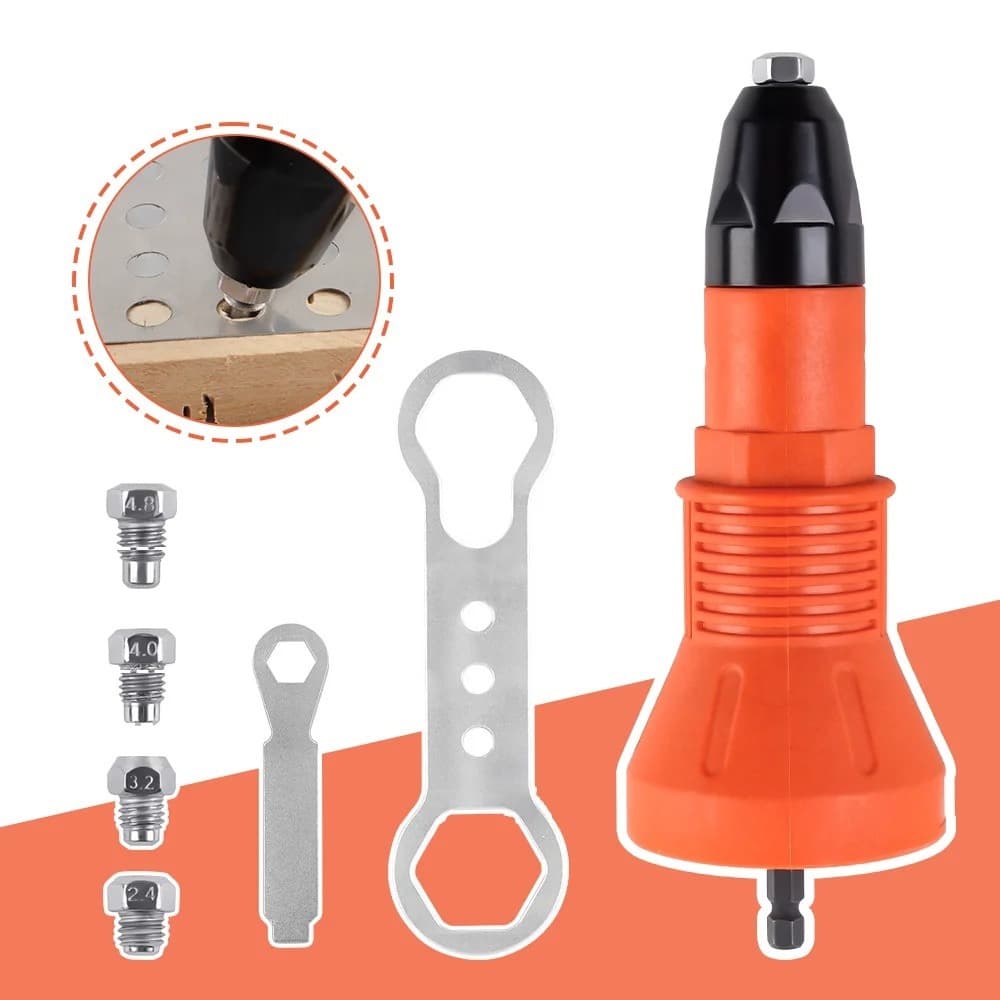 Cross-border aluminum alloy rivet gun drill rivet pull core converter rivet nut gun converter electric rivet gun