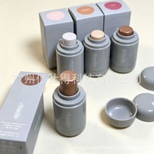 Cross-border In Stock hailey Hailey Highlighter Stick Shimmer Fine Glitter Glow Cheekbone Cheek Brightening rose/pearl