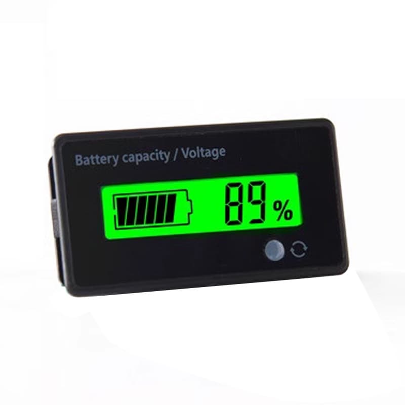 Lithium Battery Capacity Indicator 12V 24V 48V 60V 72V Lead-Acid Battery Remaining Charge Percentage Meter