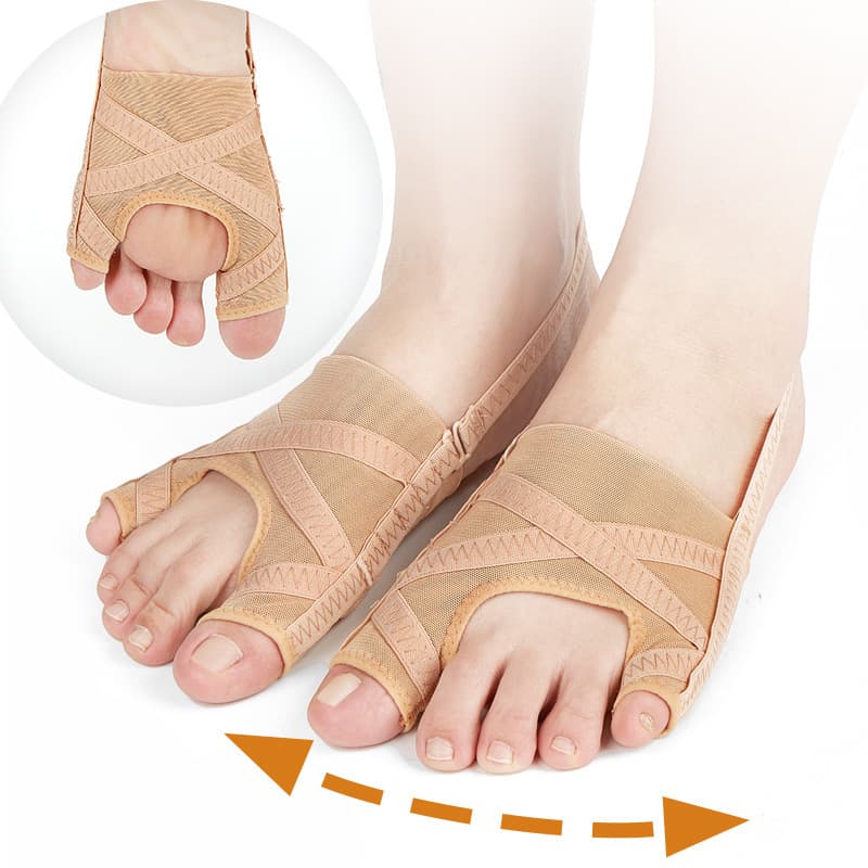 Mesh thumb valgus big female toe corrector little toe varus toe separator corrects big foot bone breathable new female