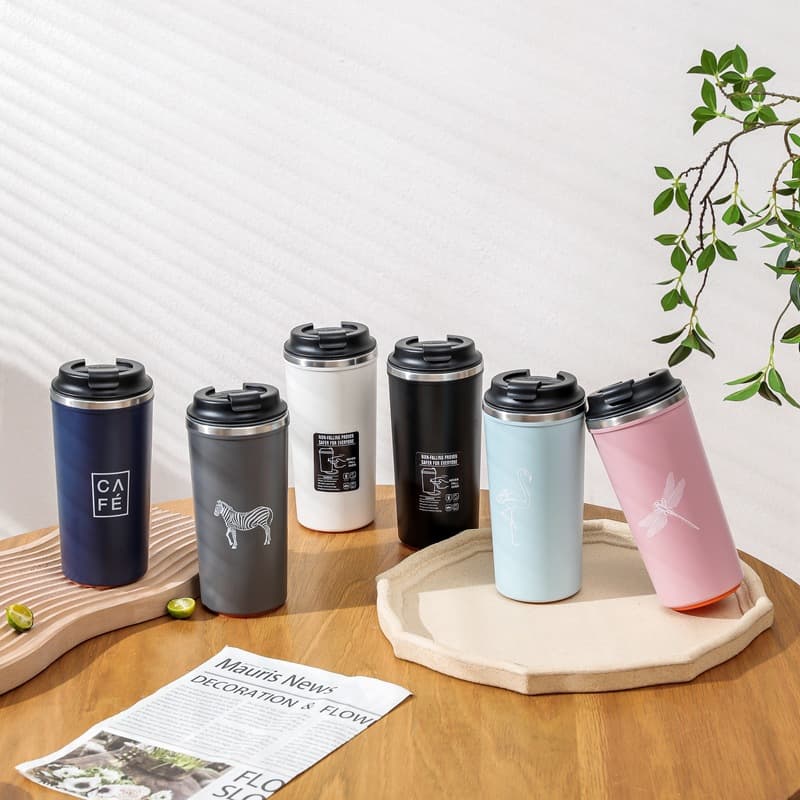 Milk tea non-pourable cup, strong suction cup, anti-tipping tumbler, simple and fashionable appearance, printable LOGO