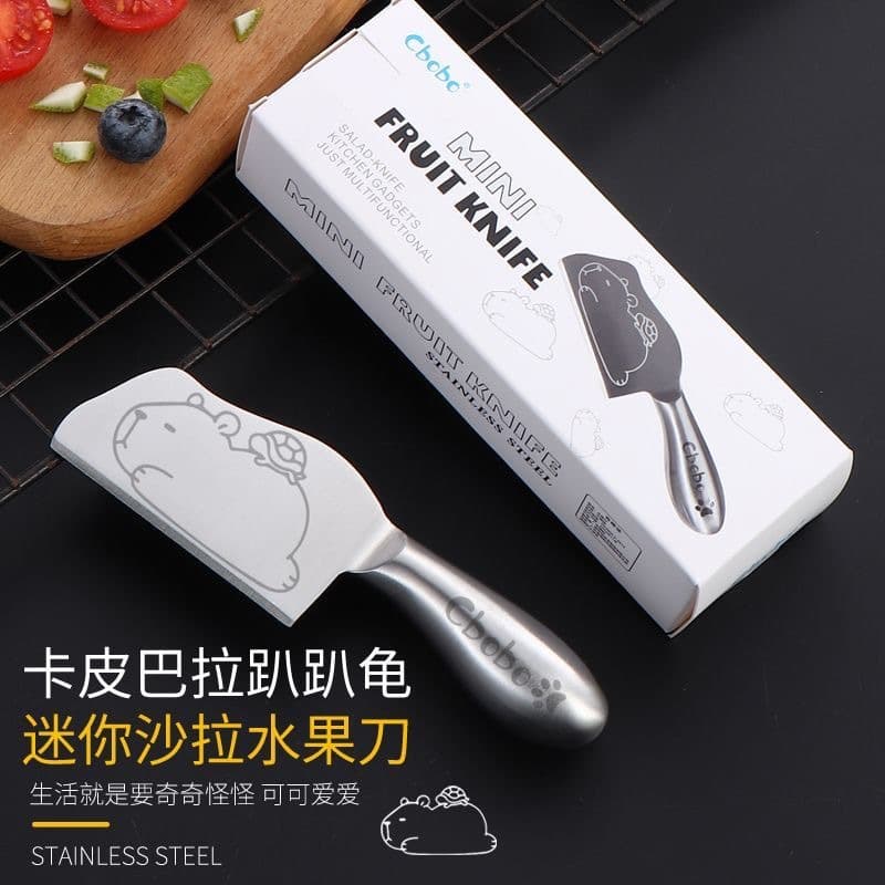 High-Quality Fruit Knife, Kapibara All-Steel Mini Knife, Baby Food Knife, Kitchen Knife, Camping Small Dining Knife Wholesale