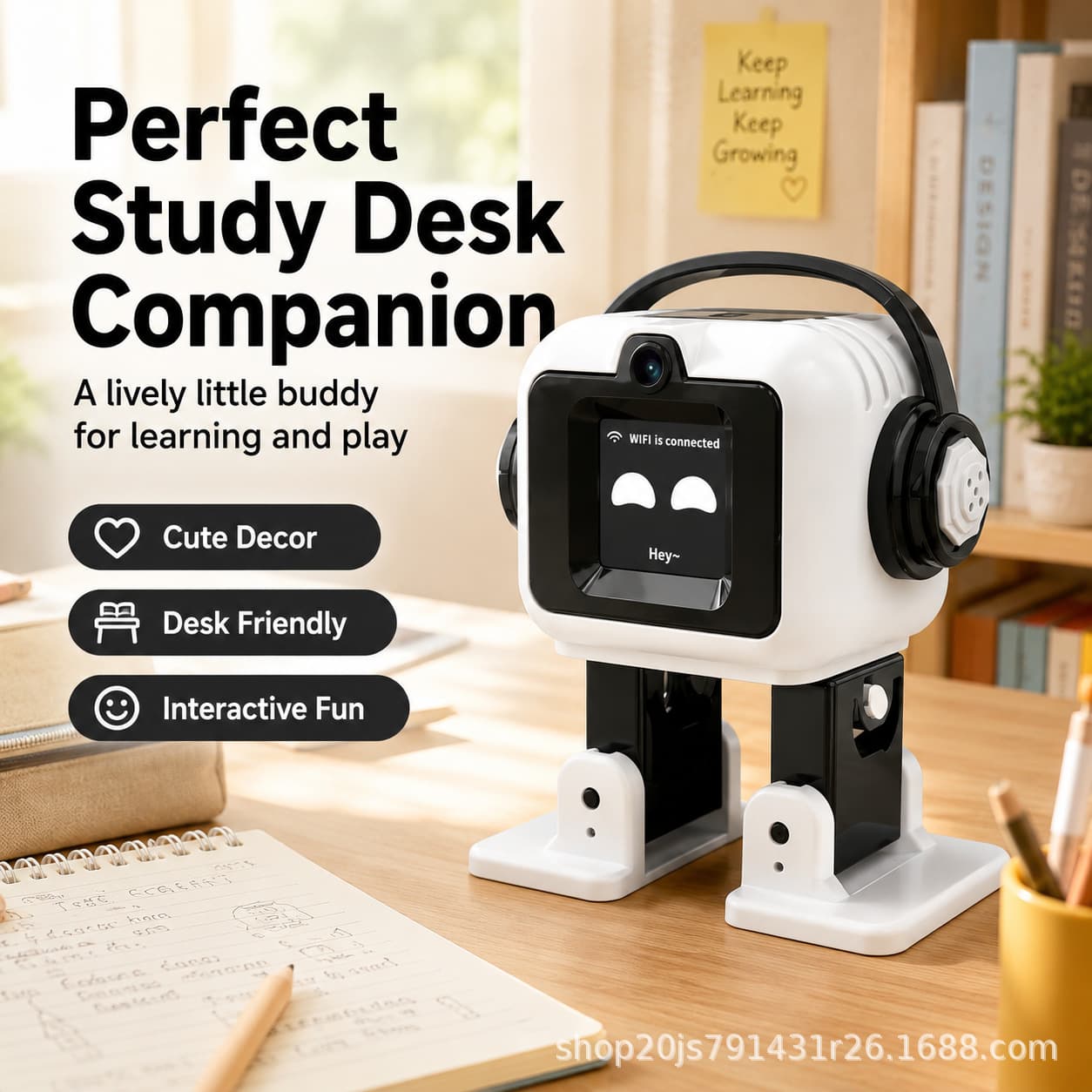 AI Desktop EMO Robot ESP32-S3 Smart Interactive Chat Dance Robot DIY Development Board Kit