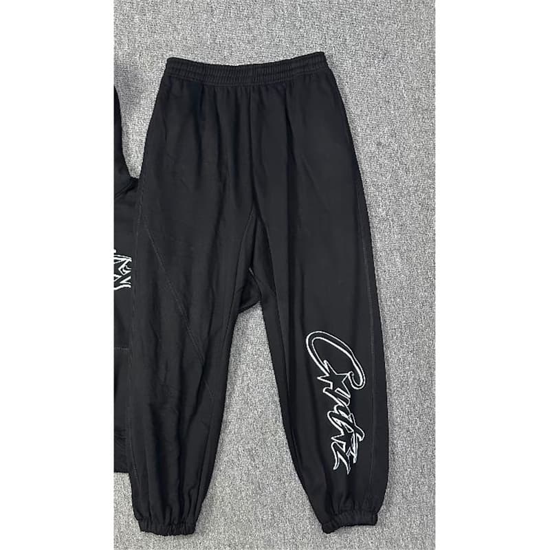 Cross-border Supply Demon Island Print Hoodie and Jogger Pants Set, Trendy Pullover for Men and Women, American High-Street Sweatshirt