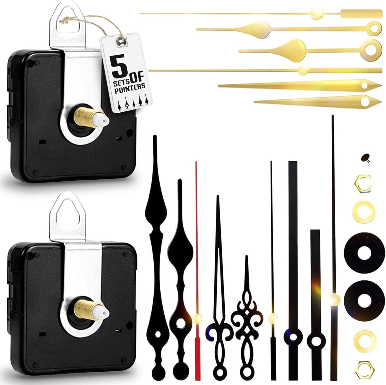 Amazon Hot Selling Quartz Clock Movement Multi-Shaft Length Optional Wall Clock Mechanism Low Power Electronic Clock Core