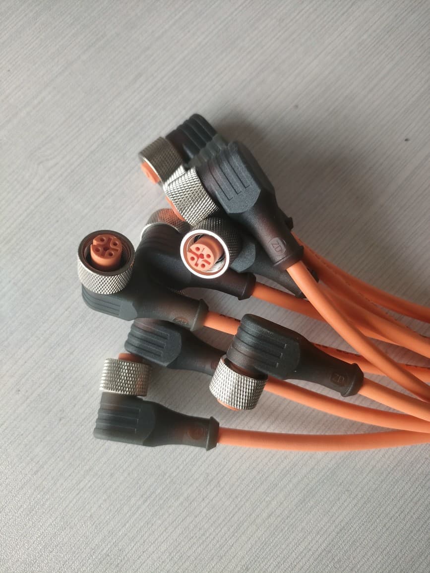 Lumberg drive line sensor M12 connector Lumberg cable for coal mine hydraulic support electro-hydraulic control