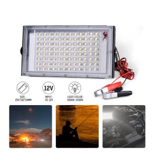Low Voltage Floodlight 12V 24V 48V Outdoor Waterproof DC AC LED Marine Battery Night Market Stall Lighting