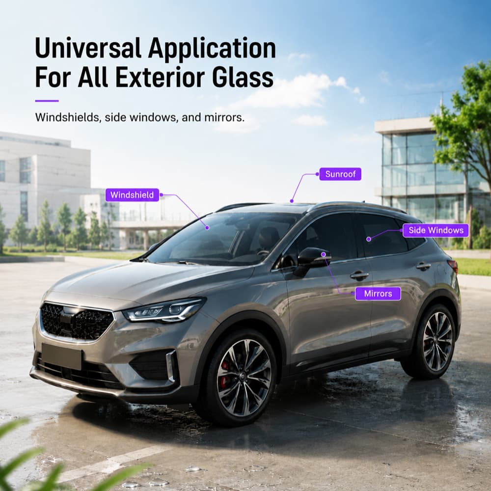 Cross-border Car Glass Rain Repellent, Rearview Mirror Rain Repellent, Glass Film Remover, Windshield Water Repellent, Anti-Rain Coating