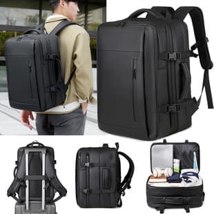 New Vacuum Compression Airbag Backpack Men's Large Capacity Multifunctional Wet-Dry Separation Business Travel Backpack