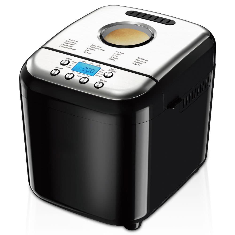 Cross-border European and British standard bread maker, household fully automatic small kneading, dough mixing and fermentation smart steamed bun maker, toaster.