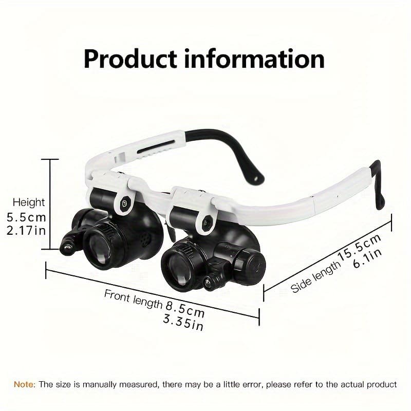 2026 Autumn/Winter Cross-border Foreign Trade New Magnifying Lens for Close Work Headband Magnifier