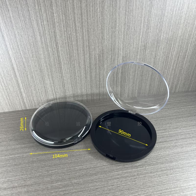 Manufacturer's spot inner diameter 90mm invisible breast patch chest patch box powder cake box manicure convex flip cover round box storage packaging box