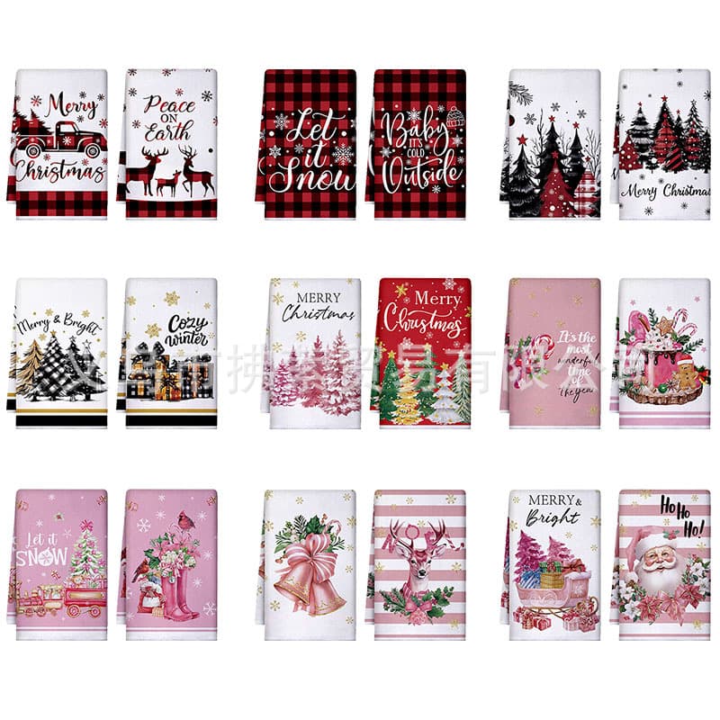 New Christmas Beach Towels (Cross-border E-commerce) - Amazon Home Printed Towels