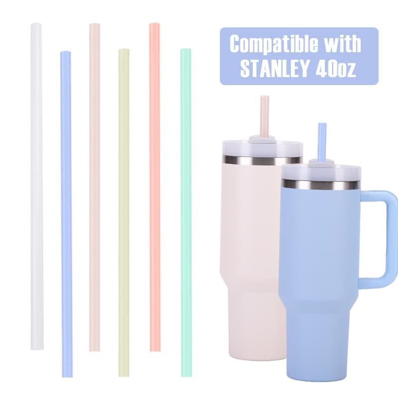 New STANLEY 40oz Car Cup Straw Insulated Tumbler Cross-border Car Travel Cup PE Straw