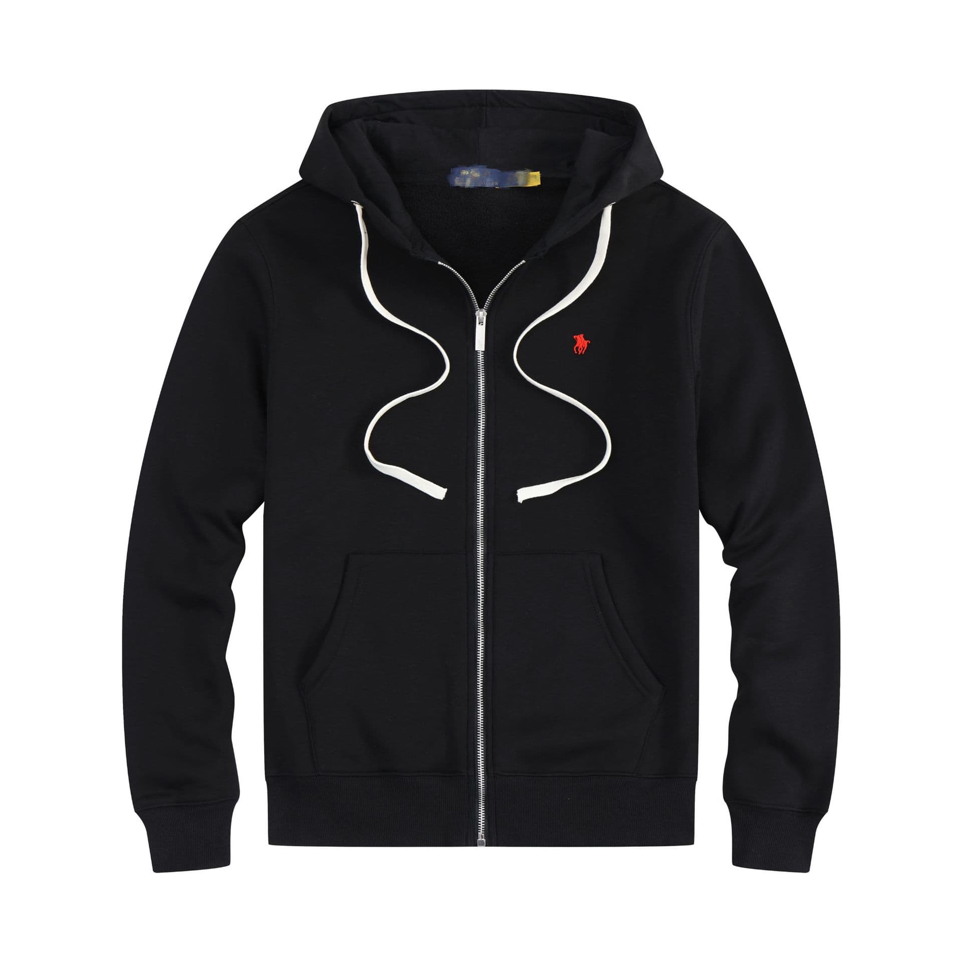Cross-border exclusive trendy brand thickened POLO casual set couples cotton small horse logo cardigan hoodie RL