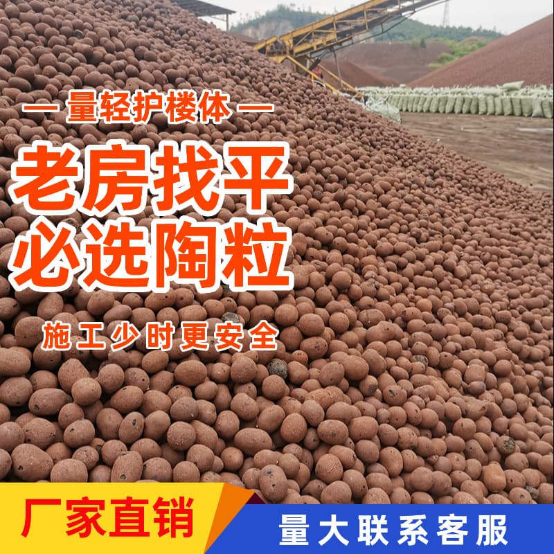 Basement Backfill Ceramsite Whole Vehicle Wholesale Foundation Lightweight Filling Particles Weight Reduction Test Report Complete Direct to Guangzhou and Shenzhen