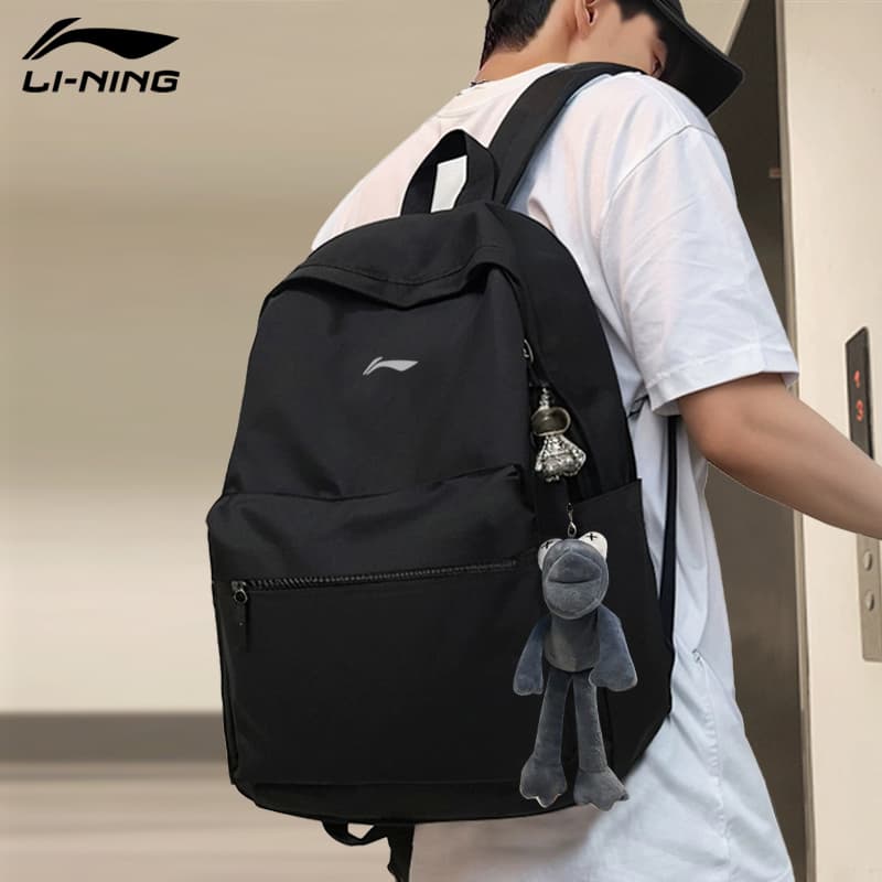 Li-Ning Backpack for Men, Middle School High School Bookbag, Lightweight New Style Large Capacity Laptop Backpack, College Student Women Travel Bag