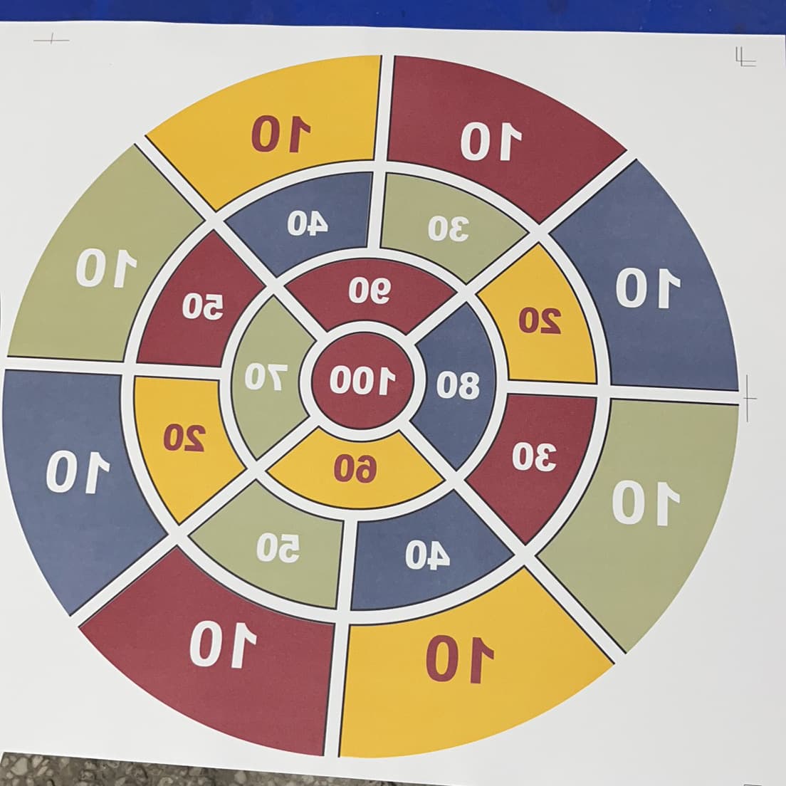 Custom Dart Target Cross-border Sticky Ball Sublimation Transfer Paper, Dartboard Round Children's Sticky Ball Heat Transfer Paper