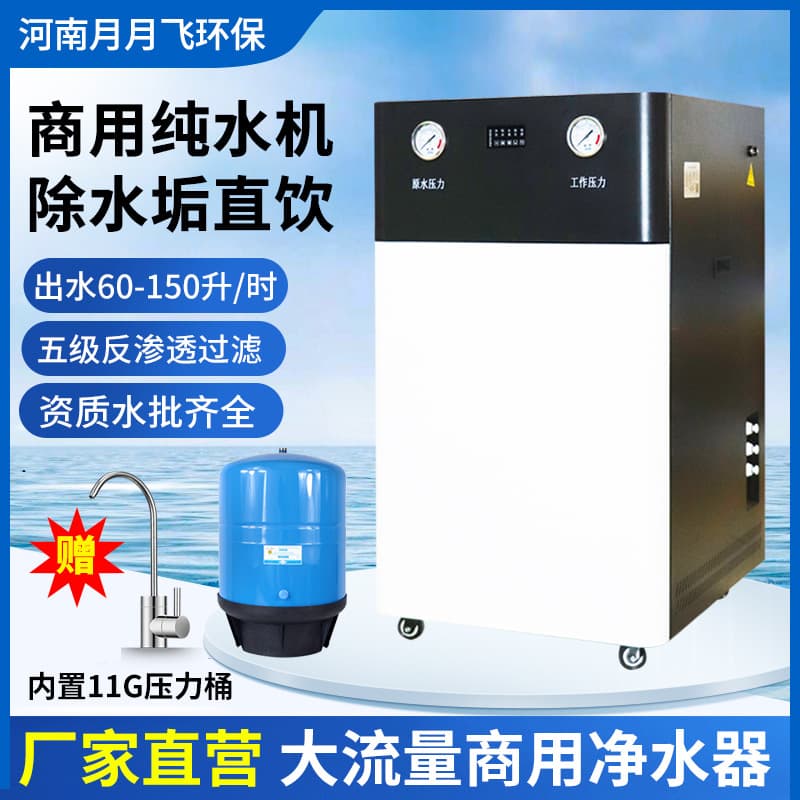 Commercial Water Purifier 800G Reverse Osmosis Direct Drinking Pure Water Machine 0.25 Ton Water Purifier for Restaurants and Schools Water Purification Equipment Factory