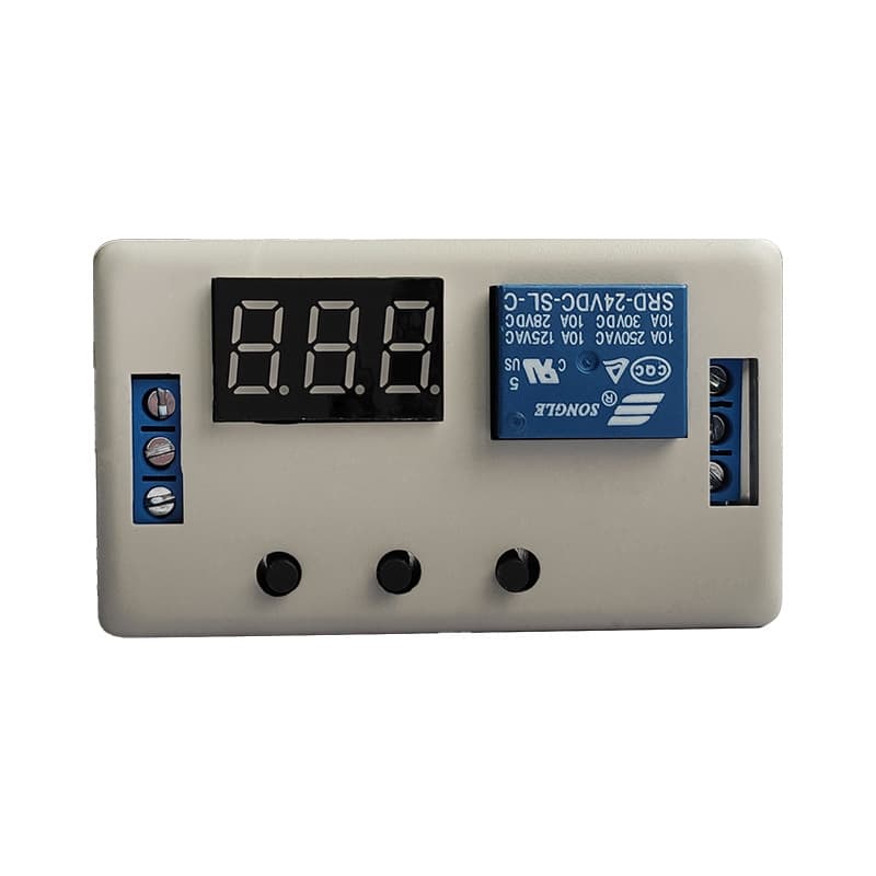 One-way relay module with delay power-off, trigger cycle timing circuit switch housing for industrial timing