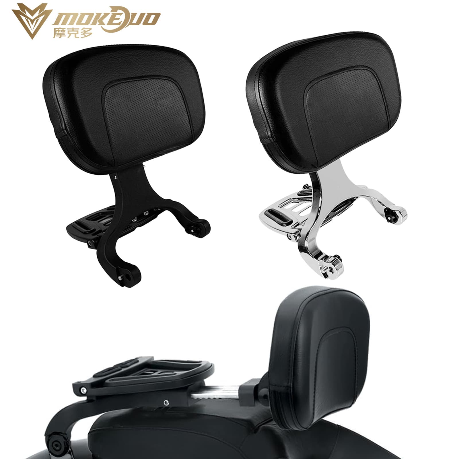 Compatible with Qianjiang Flash 300s Motorcycle Aluminum Alloy Folding Backrest Automatic Transmission Rear Backrest Cushion 2025-2026