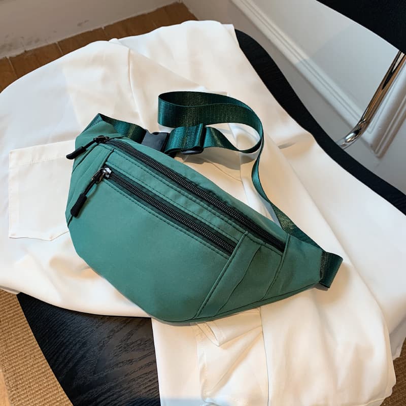New Crossbody Sports Sling Bag Unisex Casual Shoulder Bag Multi-layer Phone Waist Bag Men Women Crossbody Bags