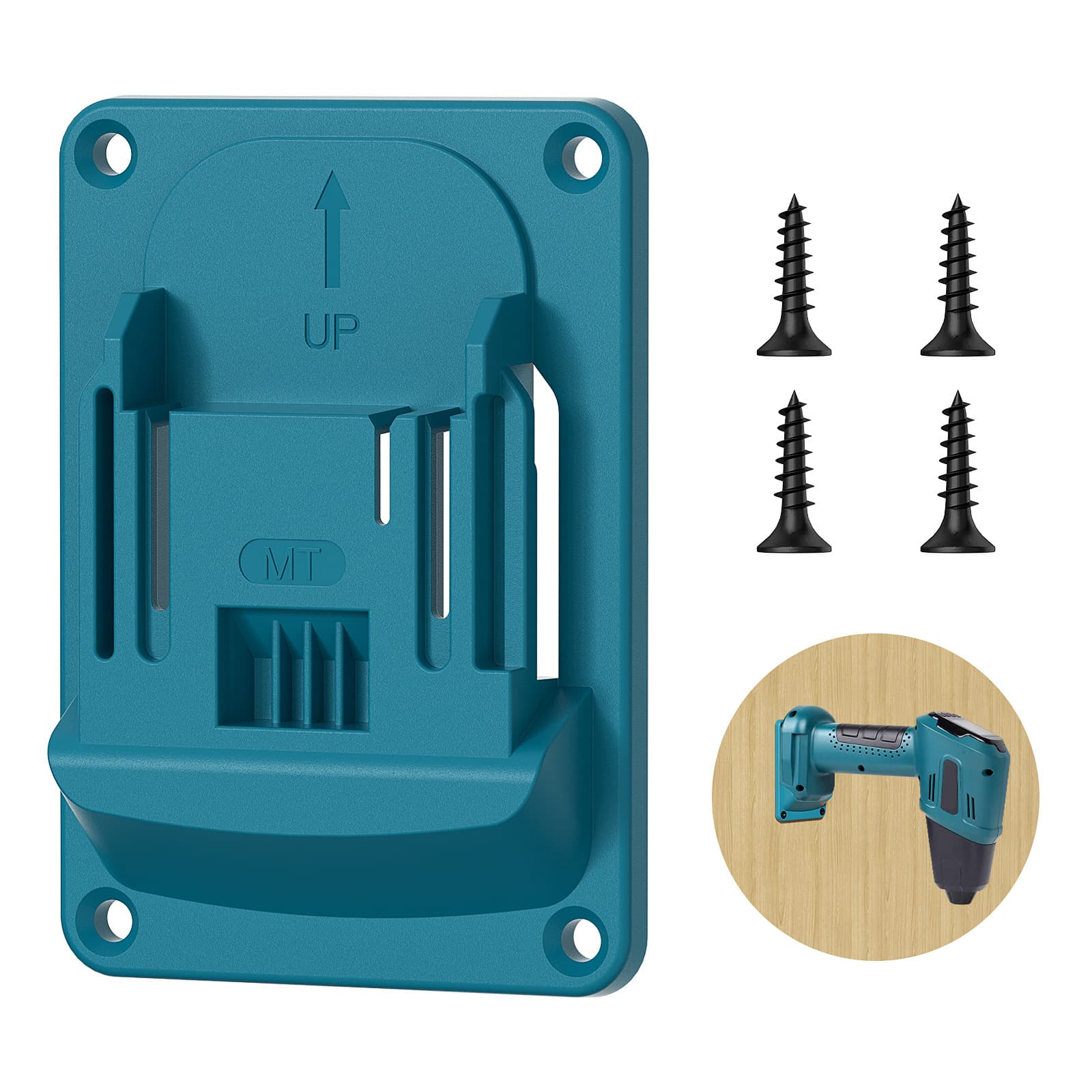 Cross-Border Wall-Mounted Electric Tool Drill Fixed Stand Base, Compatible with Makita, DeWalt, Milwaukee, Ryobi, Bosch