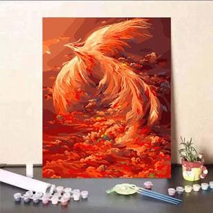 DIY Digital Oil Painting Rose Hand-Painted Coloring Art, Therapeutic Floral Decorative Painting, Street Stall Art Selection