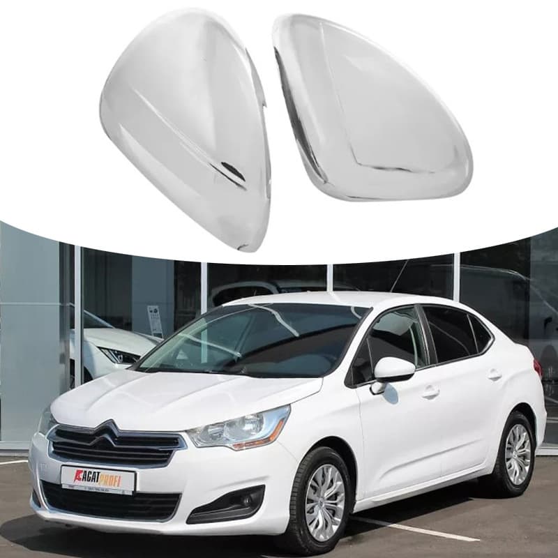 Compatible with 2013-2016 Citroen C4L C4 Rearview Mirror Cover Side Door Mirror Cover Cap Decoration