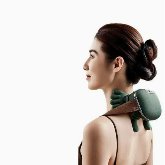Cross-Border Bestseller Large Capacity Battery Neck and Shoulder Massager, Rechargeable Portable Hot Selling Massager in Stock