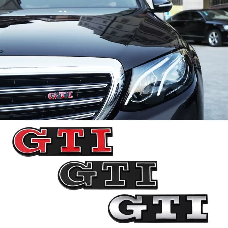 For VW Polo Golf 6th 7th Gen GTI Rabbit Badge Front Grille Rear Tail Emblem Body Decal Sticker