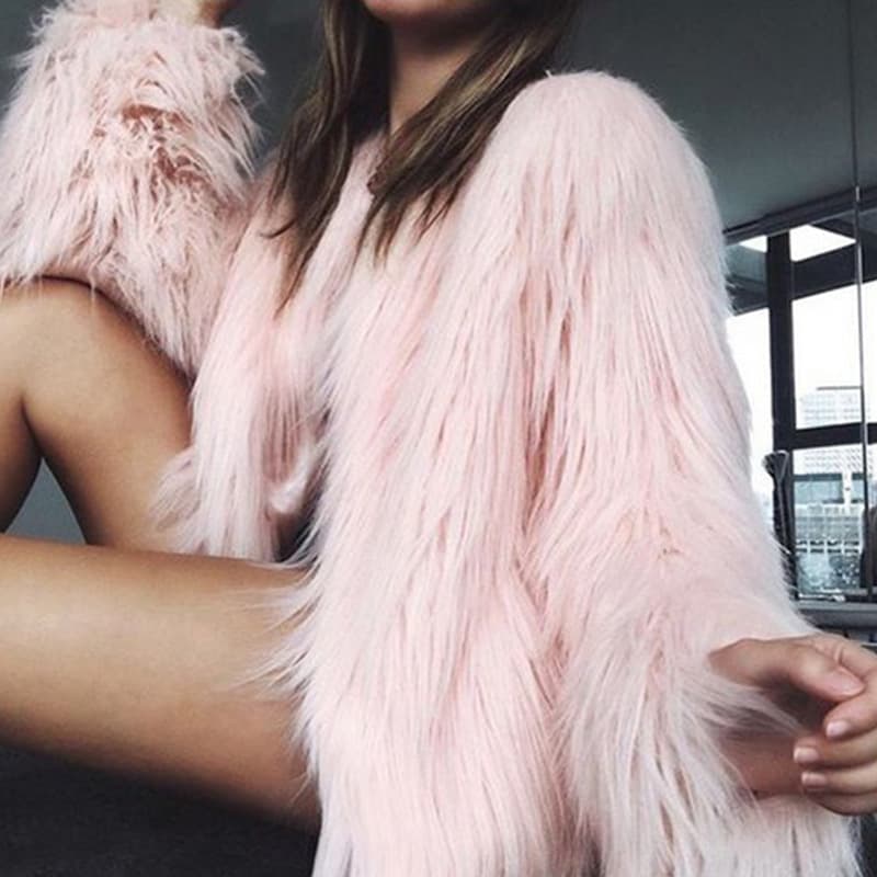 Faux Fur Coat Water-Washable Fur, European and American Fashion Faux Fur Coat Washed Fur Wholesale Haining Fur Coat Women
