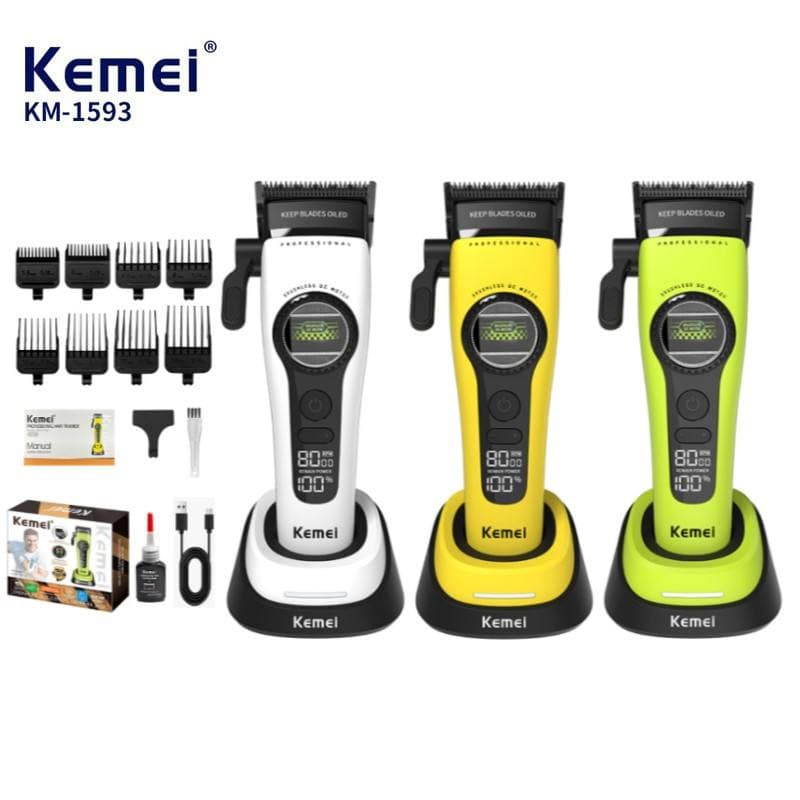 Kemei Km-1593 2500mAh Battery with Charging Dock, 5-Speed Motor with 8000 RPM